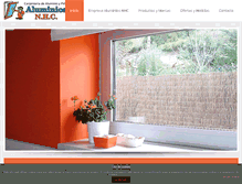 Tablet Screenshot of aluminiosnhcmallorca.com